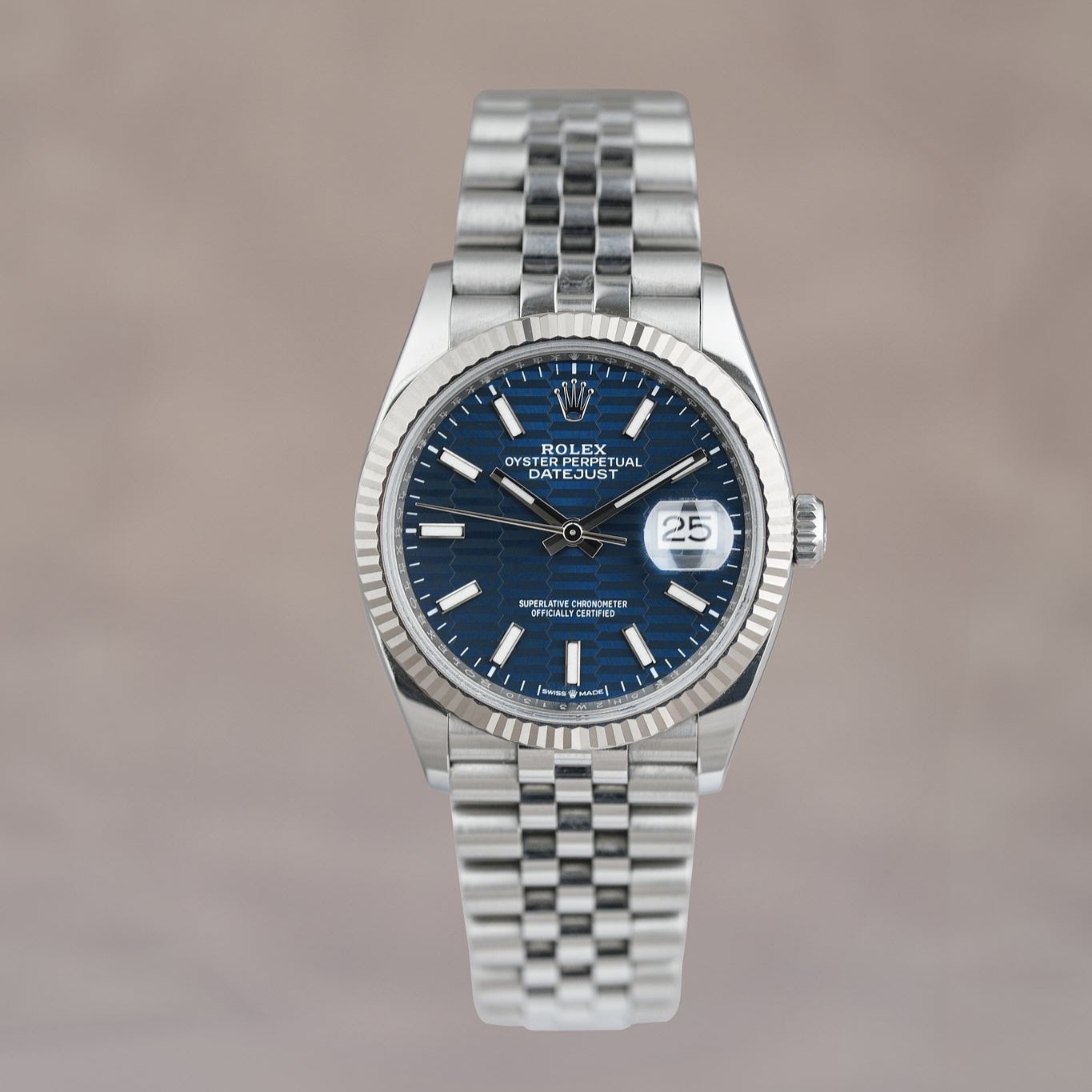 Rolex Datejust 36 BLue Motif Dial 36mm 126234 2021