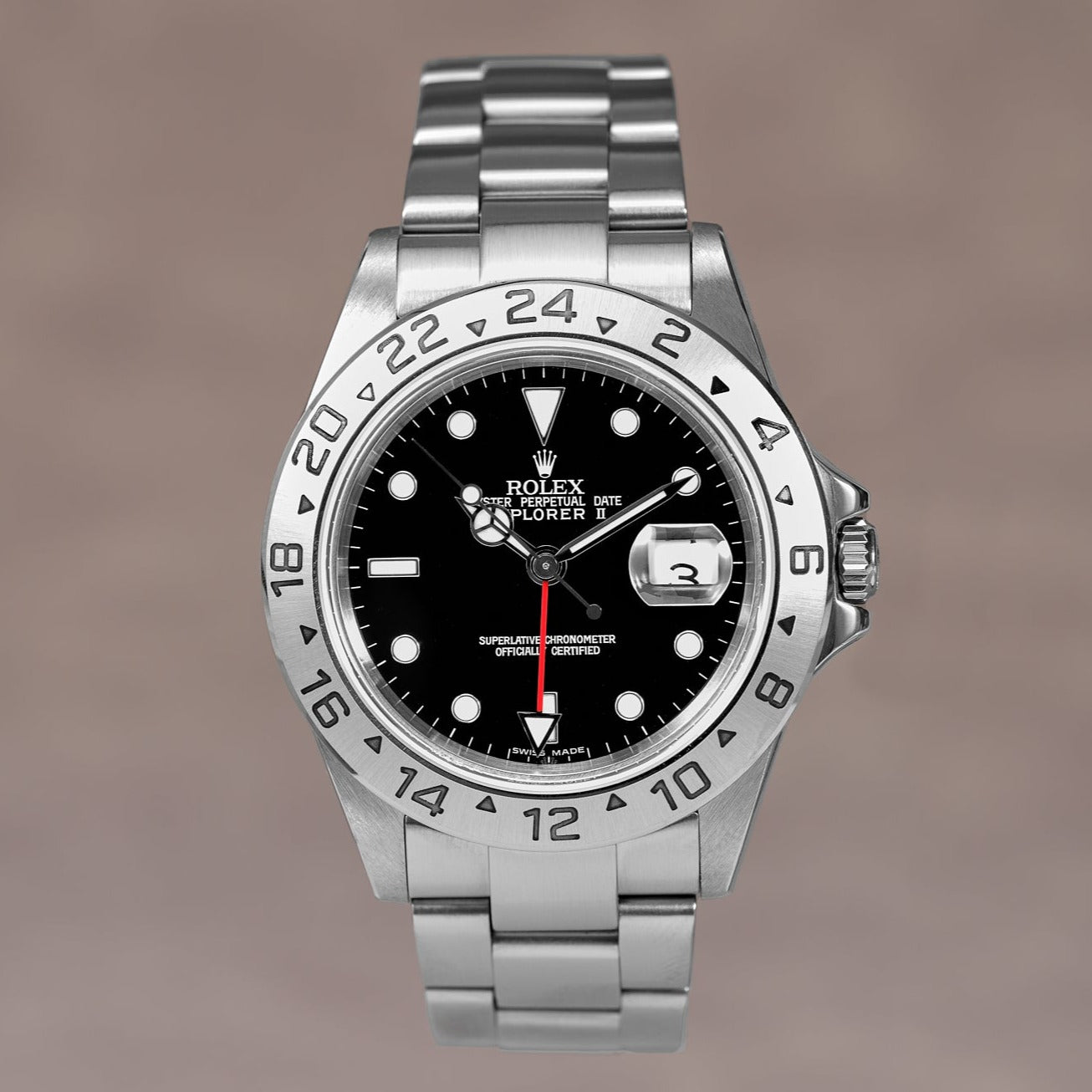 Rolex Explorer II 40 Black 40mm 16570 1991