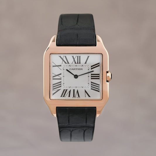 [SOLD] Cartier Old Dumont Rose Gold 35mm Medium 2650 2014