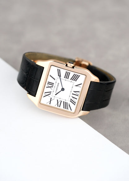 [SOLD] Cartier Old Dumont Rose Gold 35mm Medium 2650 2014