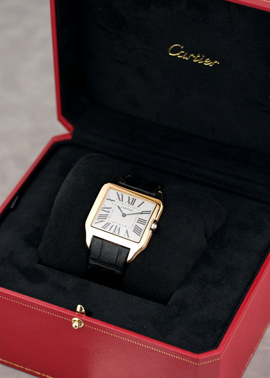 [SOLD] Cartier Old Dumont Rose Gold 35mm Medium 2650 2014