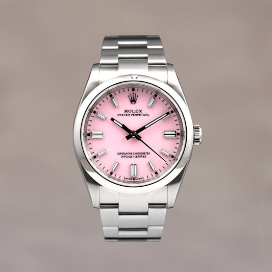 [SOLD] ROLEX Oyster Perpetual Candy Pink 36mm 126000 2021