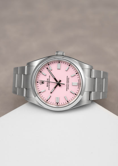 [SOLD] ROLEX Oyster Perpetual Candy Pink 36mm 126000 2021