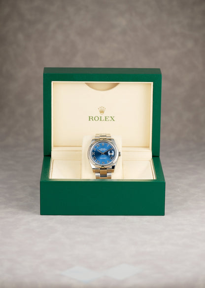 Rolex  Datejust 41 Azzuro Blue 41mm  126334 2021