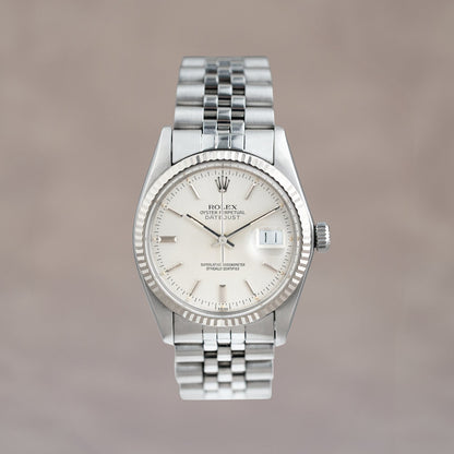 Rolex Datejust 36 Silver Dial 36mm 16014 1984