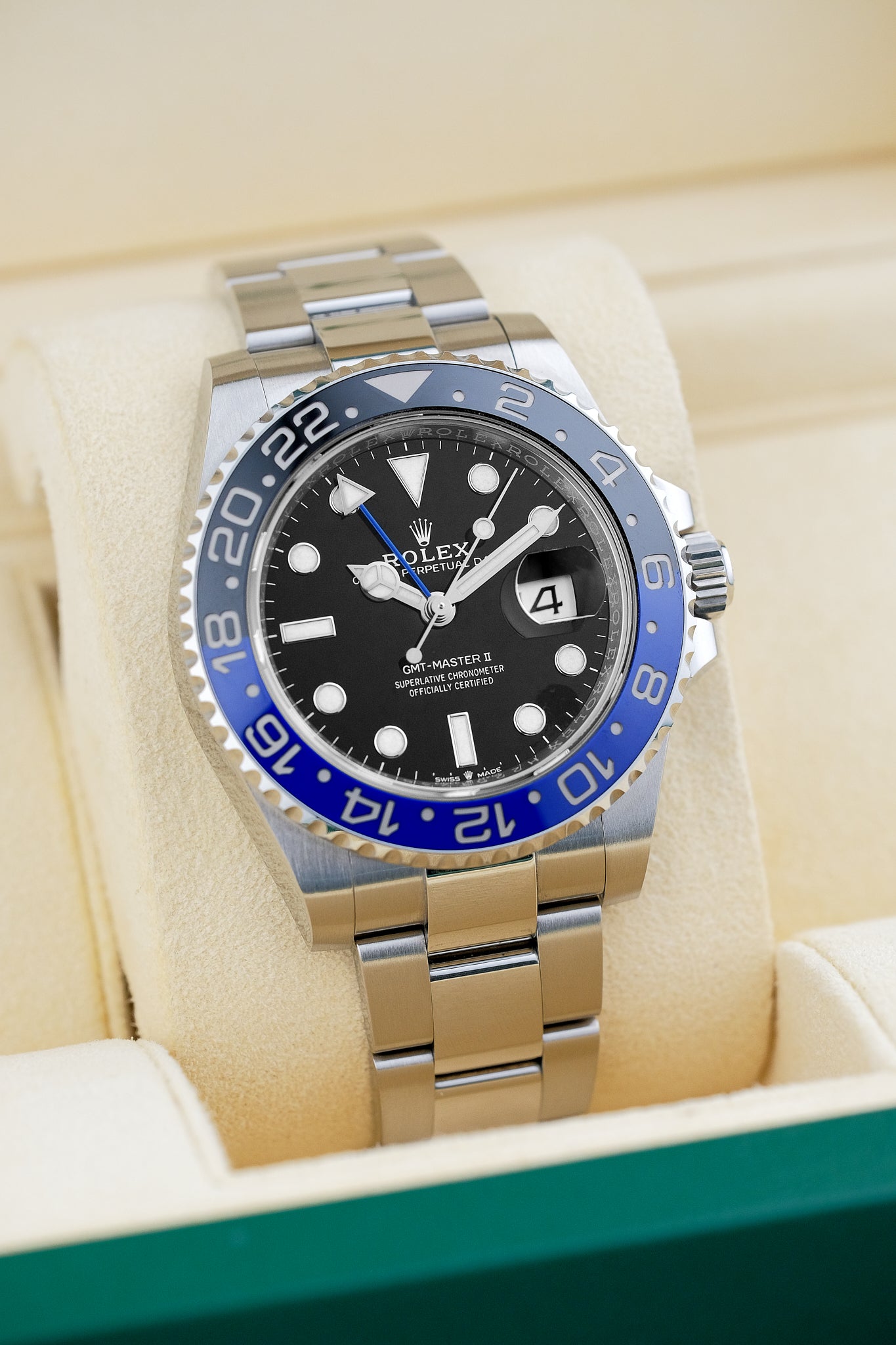 SOLD Rolex GMT Master II Batman 40mm 116710BLNR 2016 Gentry Timepieces