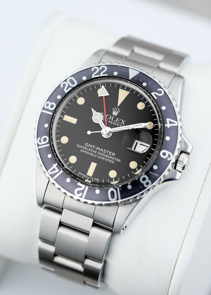 Rolex GMT Master II Black 40mm 1675 1966