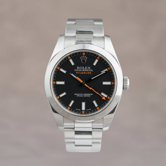 Rolex Milgauss Black Clear Sapphire 40mm 116400 2011