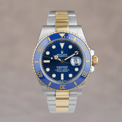 [SOLD] Rolex Submariner Date Bluesy Two Tone Yellow Gold 41mm 126613LB 2021