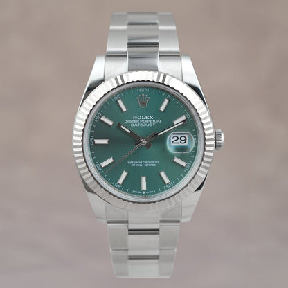 [SOLD] Rolex Datejust 41 Green Dial 41mm 126334 2024