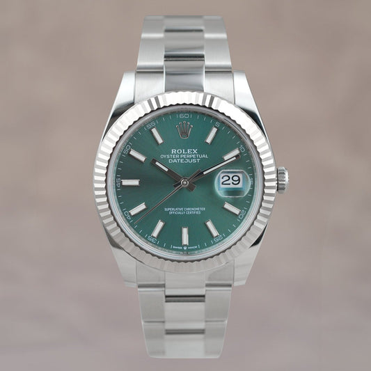 [SOLD] Rolex Datejust 41 Green Dial 41mm 126334 2024