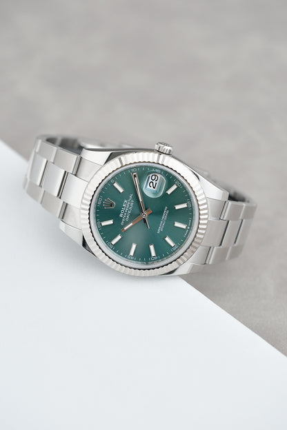 [SOLD] Rolex Datejust 41 Green Dial 41mm 126334 2024