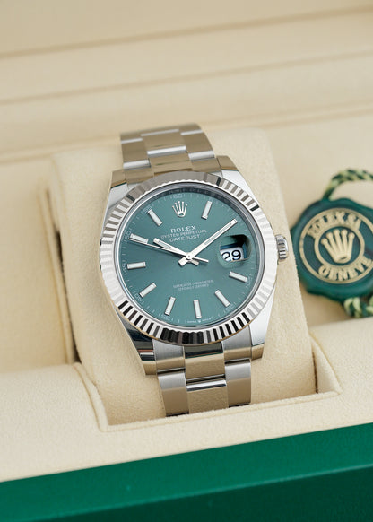 [SOLD] Rolex Datejust 41 Green Dial 41mm 126334 2024