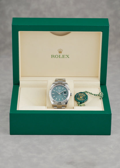 [SOLD] Rolex Datejust 41 Green Dial 41mm 126334 2024