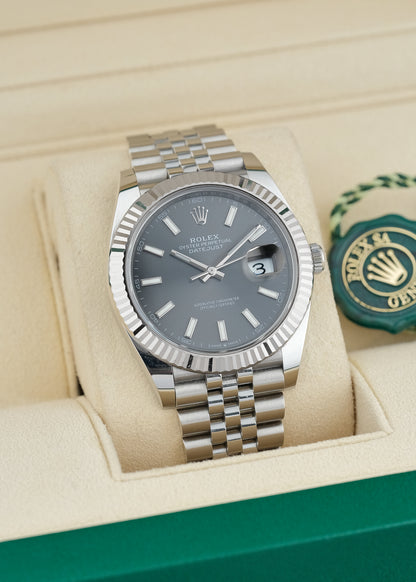 [SOLD] Rolex Datejust 41 Rhodium 41mm 126334 2021