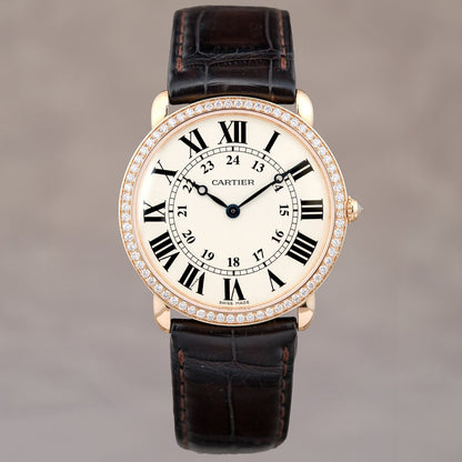 Cartier Ponde Lous Diamond Rose Gold  Diamond 36mm 2889 2017