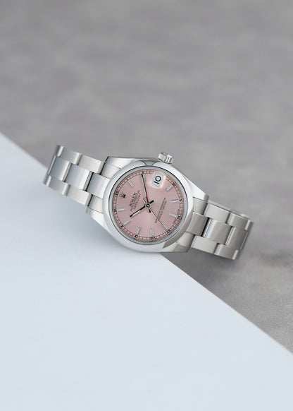 [SOLD] Rolex Datejust 31 Salmon  Pink 31mm 178240 2016