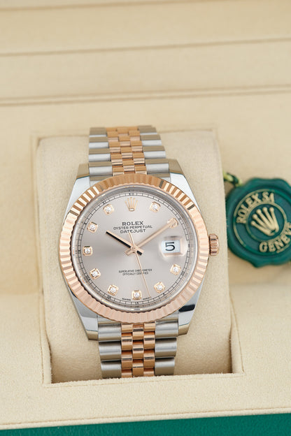 Rolex Datejust 41 Sun  Dust Diamonds 41mm 126331 2018