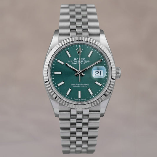 [SOLD] Rolex Datejust  36 Mint Green  36mm 126234 2022