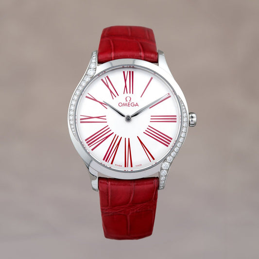 Omega De Ville Tresor  36 Red Roman Dial  36mm 42818366004002 2022