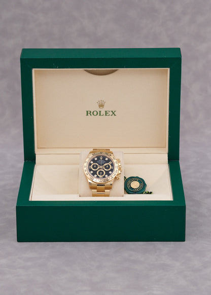 Rolex Daytona Full  Yellow Gold Black Dial 40mm 116508  2023