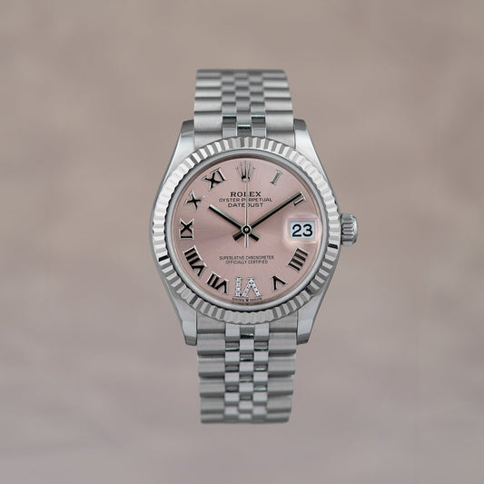 [SOLD] Rolex Datejust 31  Salmon Pink Diamond VI 31mm 278274  2023