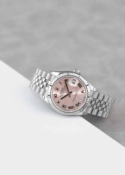 [SOLD] Rolex Datejust 31  Salmon Pink Diamond VI 31mm 278274  2023