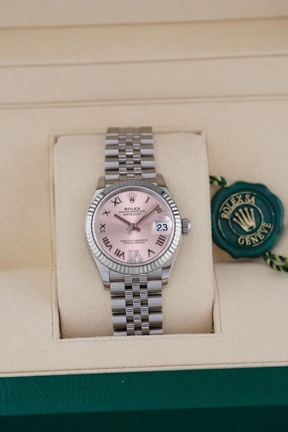 [SOLD] Rolex Datejust 31  Salmon Pink Diamond VI 31mm 278274  2023