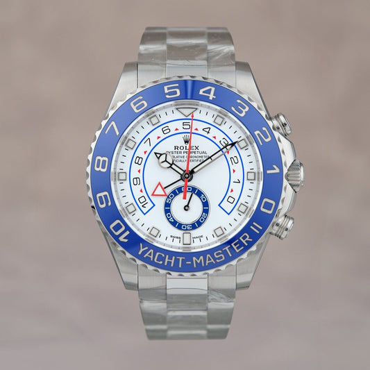 Rolex Yacht Master II 44 White Dial 44mm 116680 2023