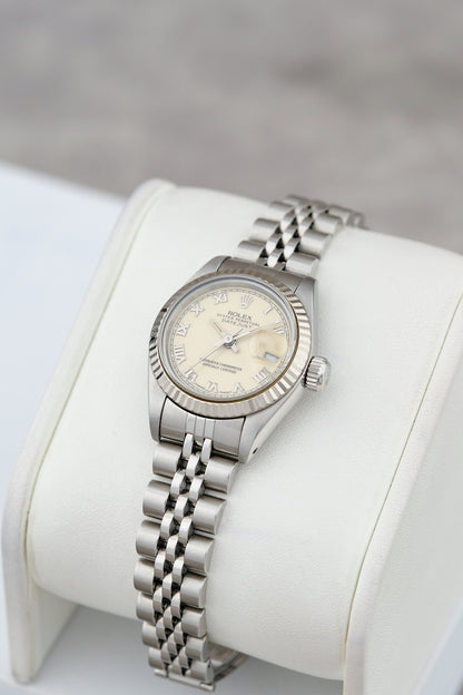 Rolex Datejust 26 Roman White Dial 26mm 69174 1990