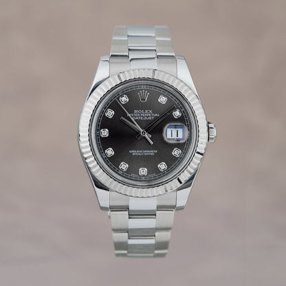 Datejust 41 Rhodium Diamonds 41mm 116334 2014