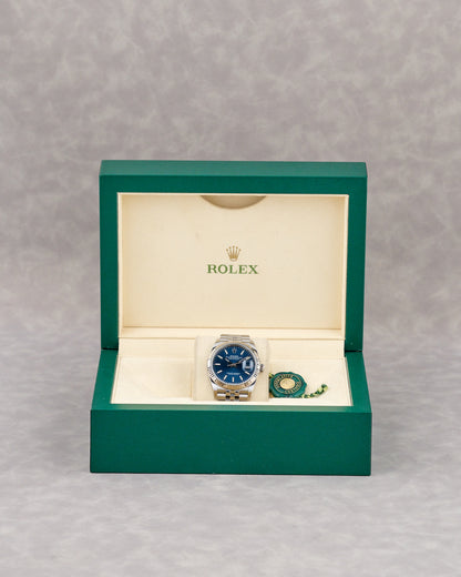 Rolex Datejust 36 Blue Stick 36mm 126234 2020