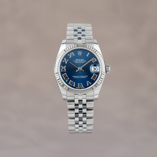 Rolex Datejust 31 Blue Roman Dial 178274 2018