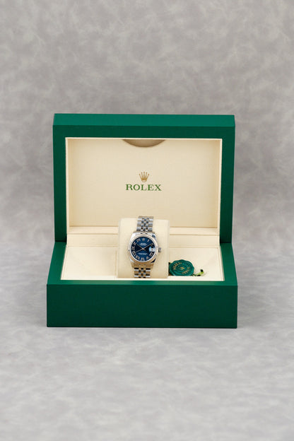 Rolex Datejust 31 Blue Roman Dial 178274 2018