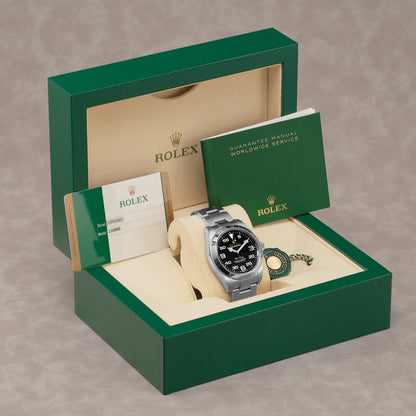 Rolex Airking 40 Black 40mm 116900 2018