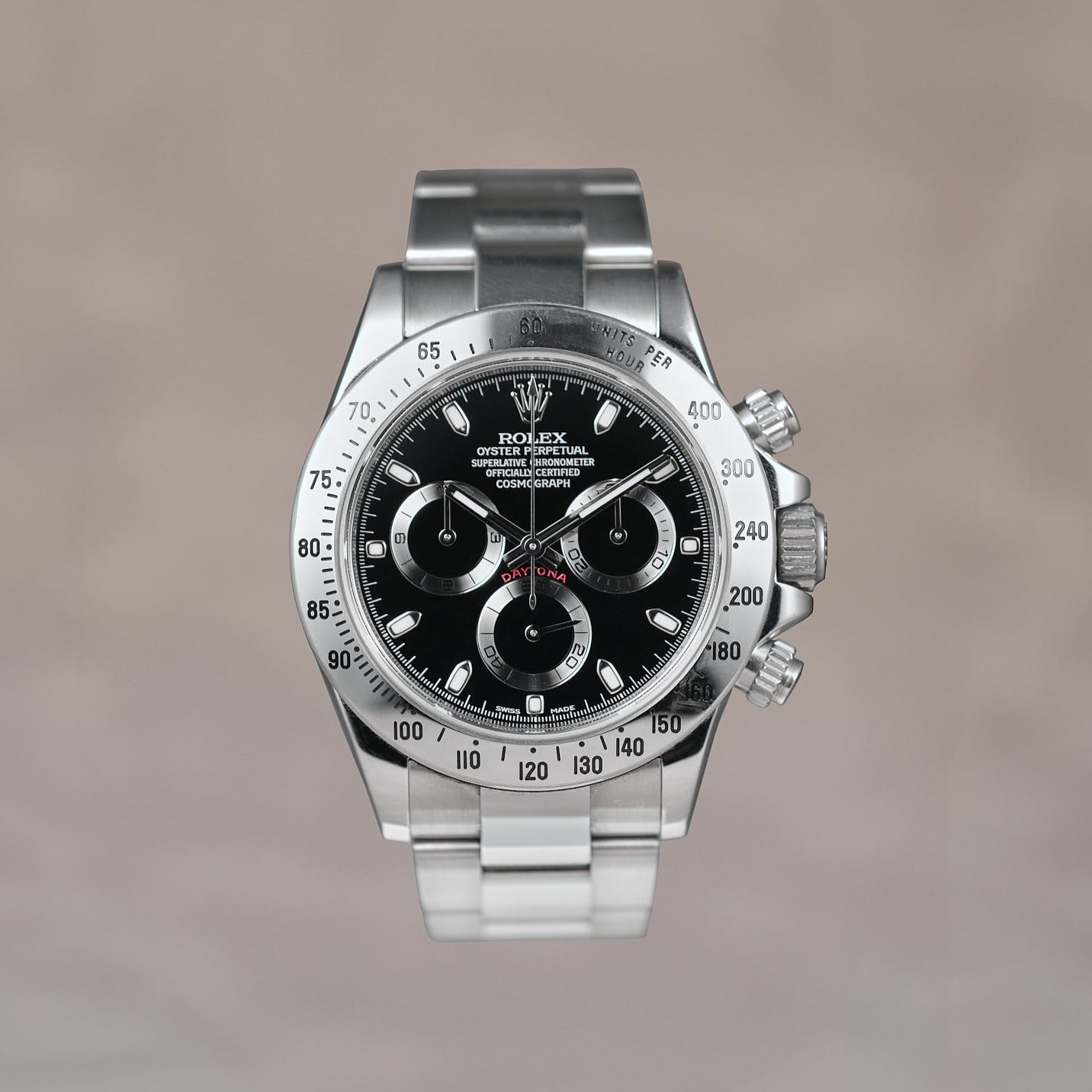 [SOLD] Rolex Daytona Steel Black 40mm 116520 2010 – Gentry Timepieces