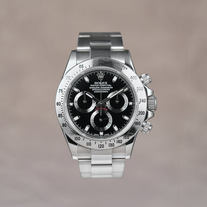 [SOLD] Rolex Daytona Steel Black 40mm 116520 2010