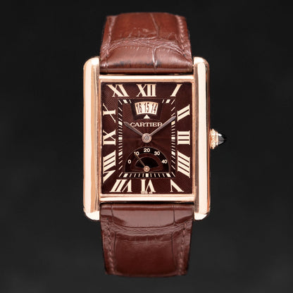 Cartier Tank Louis Calendar Aperture W1560002