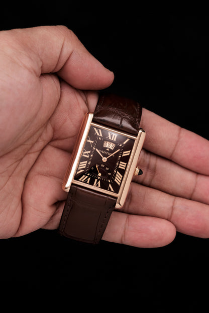 Cartier Tank Louis Calendar Aperture W1560002