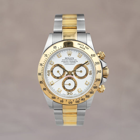 [SOLD] Rolex Daytona Two Tone Yellow Gold with Diamonds