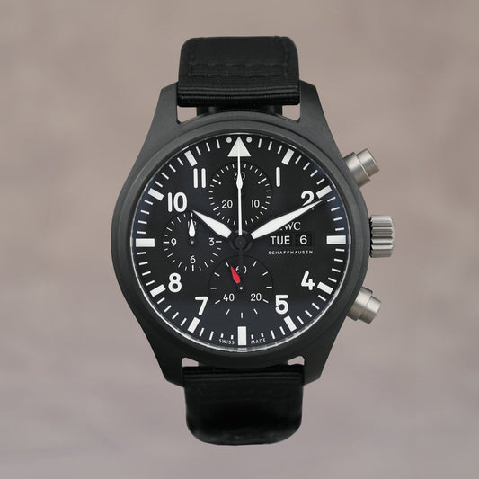 [SOLD] IWC Pilot Chronograph Black 42mm IW389101 2024