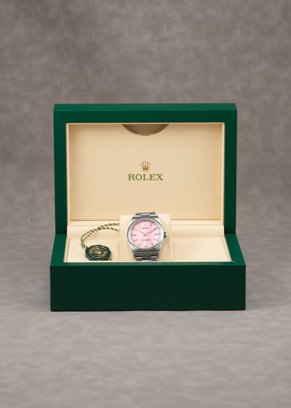 [SOLD] ROLEX Oyster Perpetual Candy Pink 36mm 126000 2021